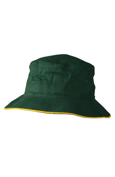 CH31 Soft Washed With Contrast Sandwich Bucket Hat