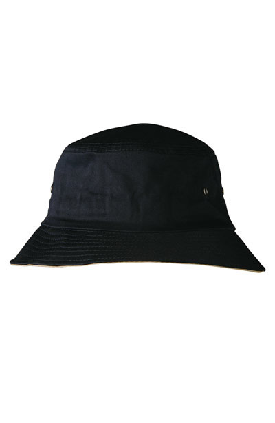 CH32A UPF Enzyme Washed With Contrasting Underbrim Bucket HAT