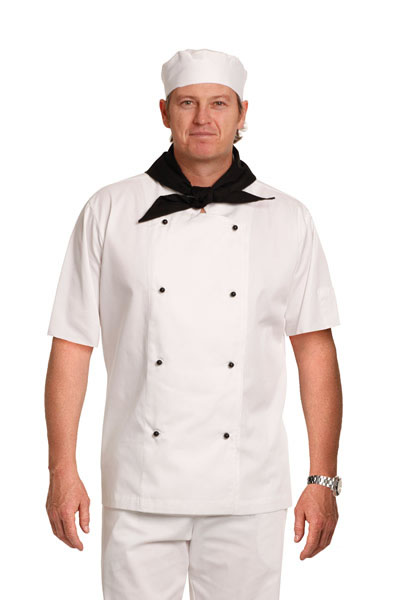 CJ02 Traditional Chefs Short Sleeve Jacket