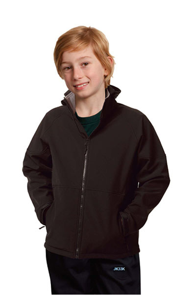 JK33K Kids Aspen Softshell Hood Jacket