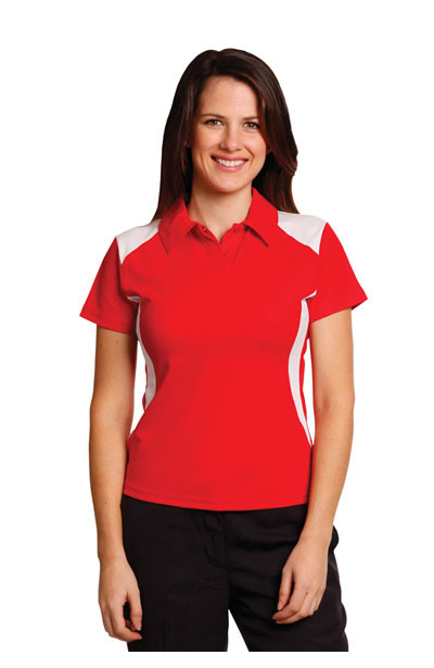 PS32A Ladies TrueDry Contrast Short Sleeve Polo