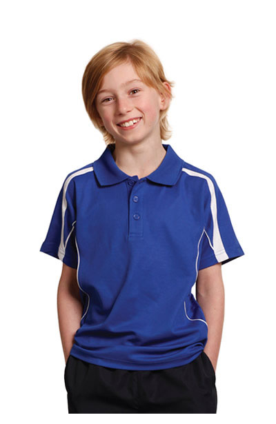 PS53K Kids Short Sleeve Polo TrueDry Short Sleeve Polo