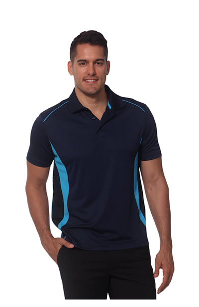 PS79 Men's CoolDry Short Sleeve Contrast Polo