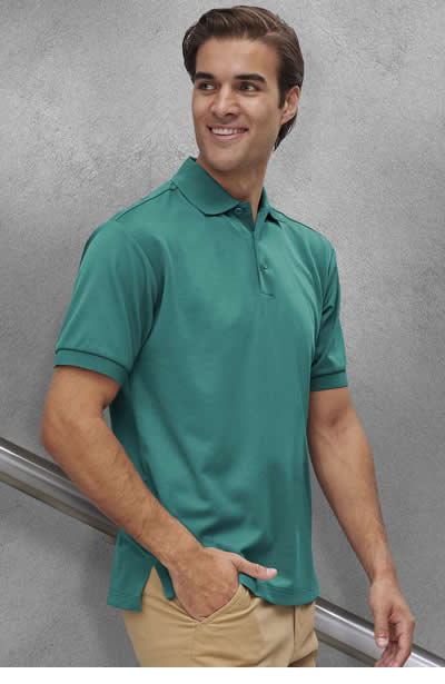 PS91 Mens Sustainable Poly/Cotton Corporate SS Polo