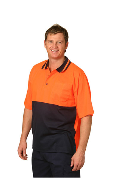 SW12 High Visibility TrueDry Short Sleeve Safety Polo