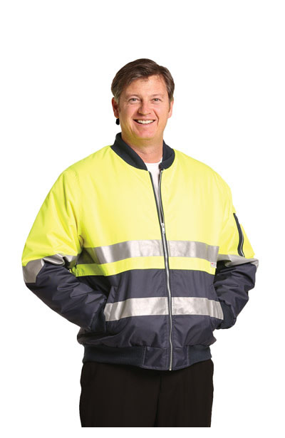 SW16A High Visibility Tow Tone Flying Jacket with 3M Reflective Tapes