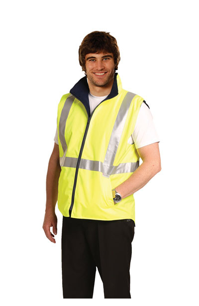 SW19A High Visibility Two Tone Vest With 3M Reflective Tapes