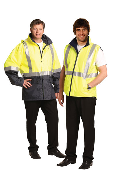 SW20A Hi-Vis Three in One Safety Jacket with 3M Tapes