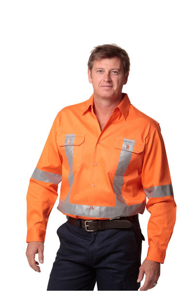 SW56 Cotton Drill Safety Shirt