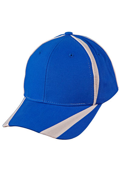 CH81 X-Win Brushed Cotton Twill Baseball Cap With "X" Contrast Stripe