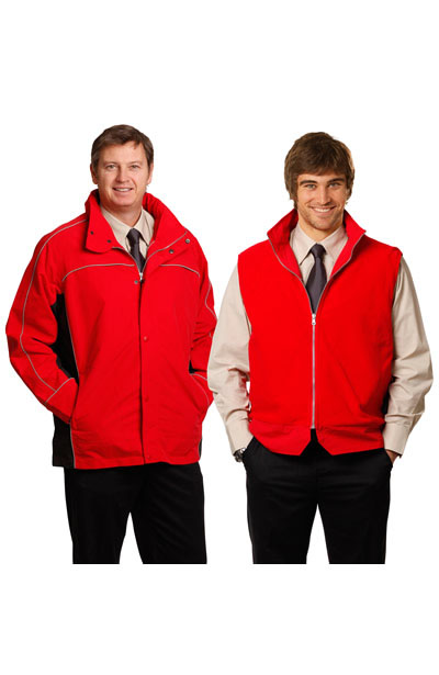 JK18 Trinity Men's 3-in-1 Jacket With Reversible Vest