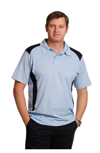 PS31 Winner Men's TrueDry Short Sleeve Contrast Polo