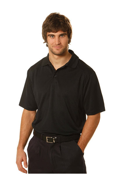 PS59 Men's breathable Bamboo Charcoal Polo