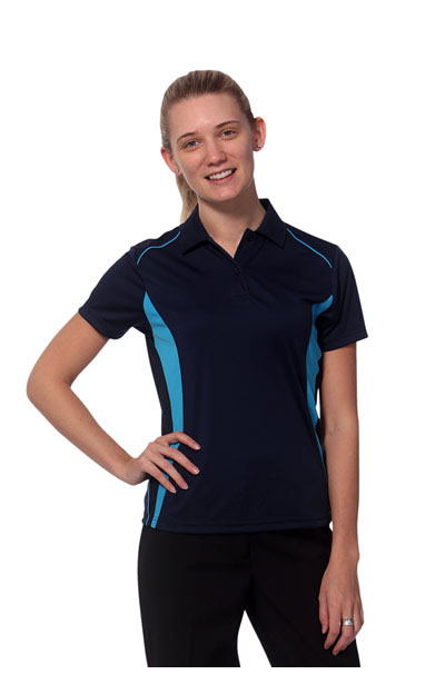 PS80 Ladies CoolDry Short Sleeve Contrast Polo