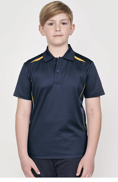 PS93K Kids Sustainable Poly/Cotton Contrast SS Polo - clone